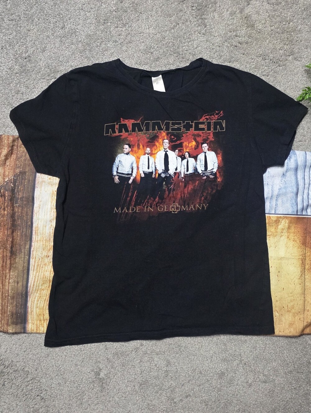 Rammstein Band Tour Shirt 2012 German Goth Industrial T-Shirt Women's Large